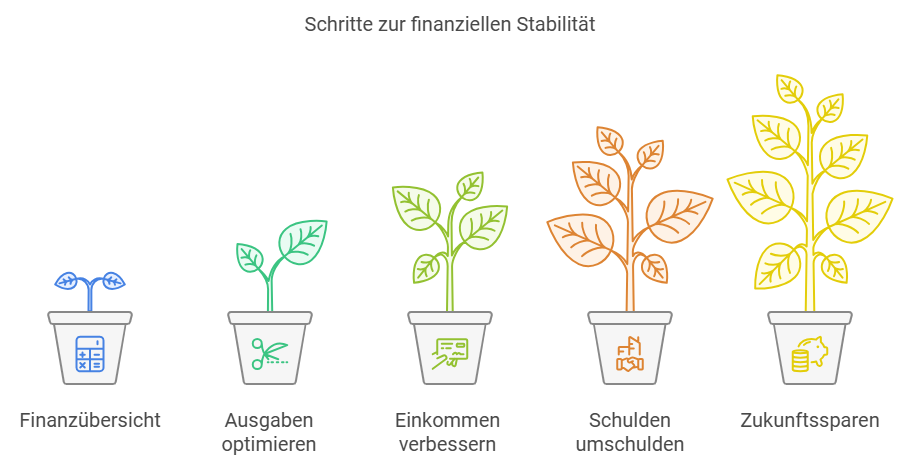 Raus aus dem Dispo - in fünf Schritten zu mehr finanzieller Freiheit